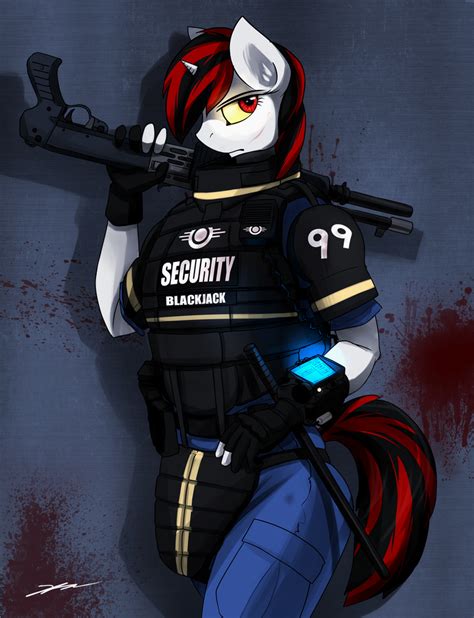 fallout equestria blackjack|blackjack fallout equestria anthro.